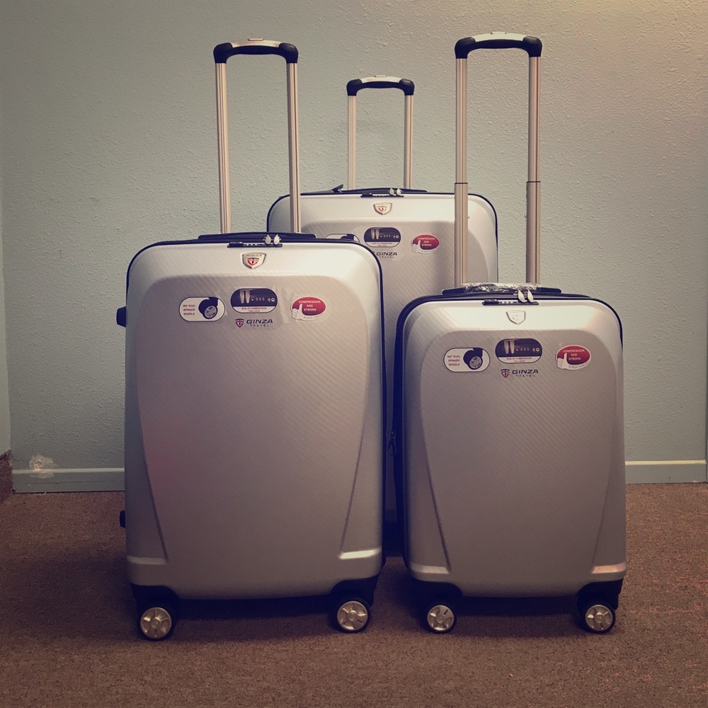 Ginza 20”,24”,28” 100% Polycarbonate Luggage Set